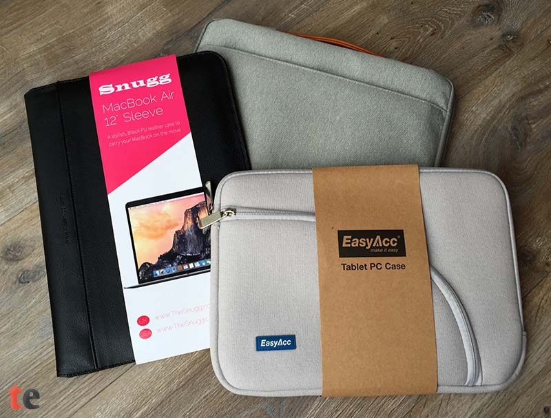 Die EasyAcc-Tasche bietet das beste Preis-Leistungs-Verhältnis und die Snugg Kunstledertasche hinterlässt den wertigsten Eindruck. Die Inateck Tasche hat jedoch die besten Schutzeigenschaften, gepaart mit einer großen Seitentasche und einem ziemlich praktischen Tragegriff.