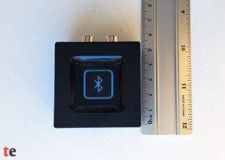 Logitech Bluetooth Audio Adapter im Größenvergleich