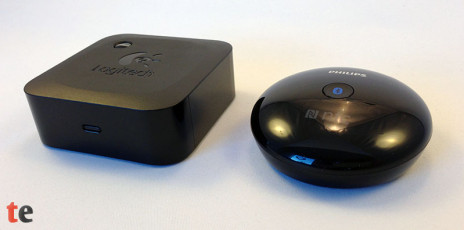 Philips AEA2500/12 Bluetooth HiFi Adapter im Vergleich mit dem Logitech Wireless Musikadapter