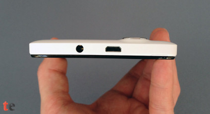 Wiko Rainbow: Mini-USB Ladebuchse und Kopfhöreranschluss