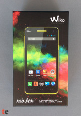 Wiko Rainbow Smartphone Verpackung von vorne