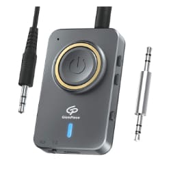 Bluetooth Adapter Audio 5.1 Bluetooth Transmitter Empfänger 2 in 1 Sender Receiver Low Latency mit OLED-Anzeige für TV Stereoanlage Drahtlose Lautsprecher Laptop RCA/3,5 mm AUX Kabel 077 